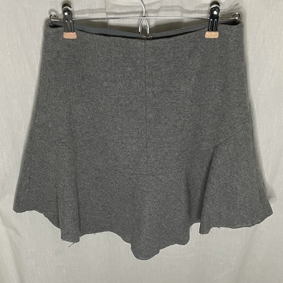 Madewell Atelier Gray Wool Blend Skirt - Picture 5 of 15